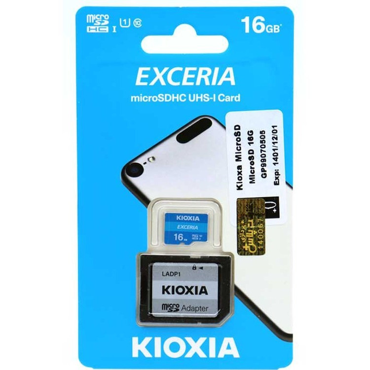 رم میکرو 32 گیگ کیوکسیا Kioxia EXCERIA U1 C10 100MB/s + خشاب