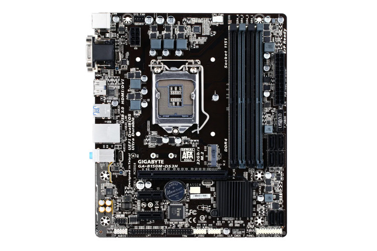 مادربورد گیگابایت GA-B150M-DS3H با سوکت LGA 1151 و حافظه DDR4