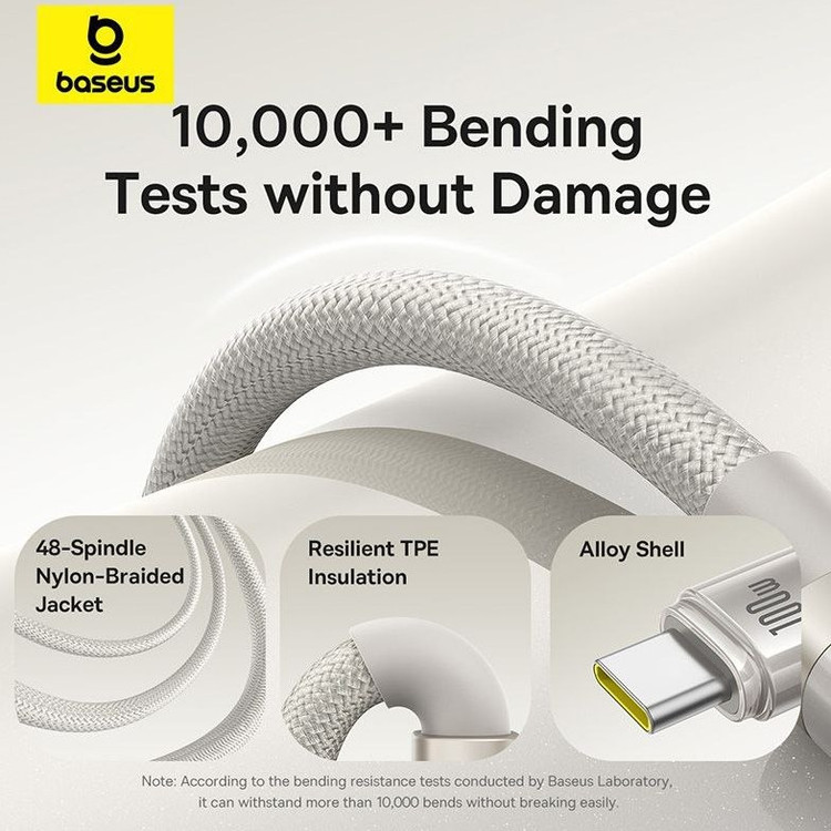 کابل تبدیل فست شارژ Baseus Superior Series Fast Charging Data Cable Type-C to Type-C 100W 1m