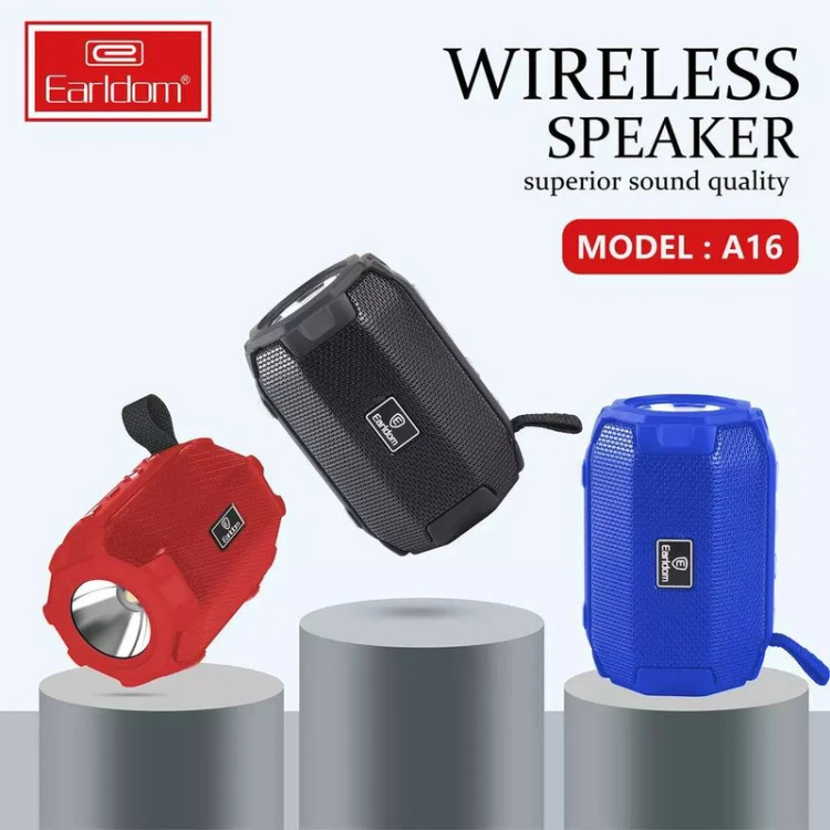 اسپیکر بلوتوثی ارلدام مدل a16