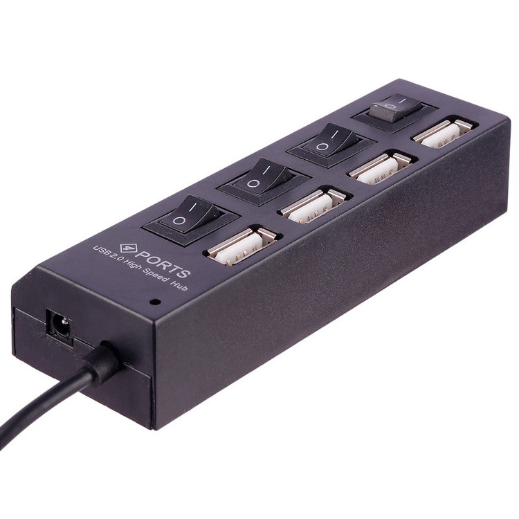 هاب 4 پورت USB 2.0 پورتز مدل HI-SPEED