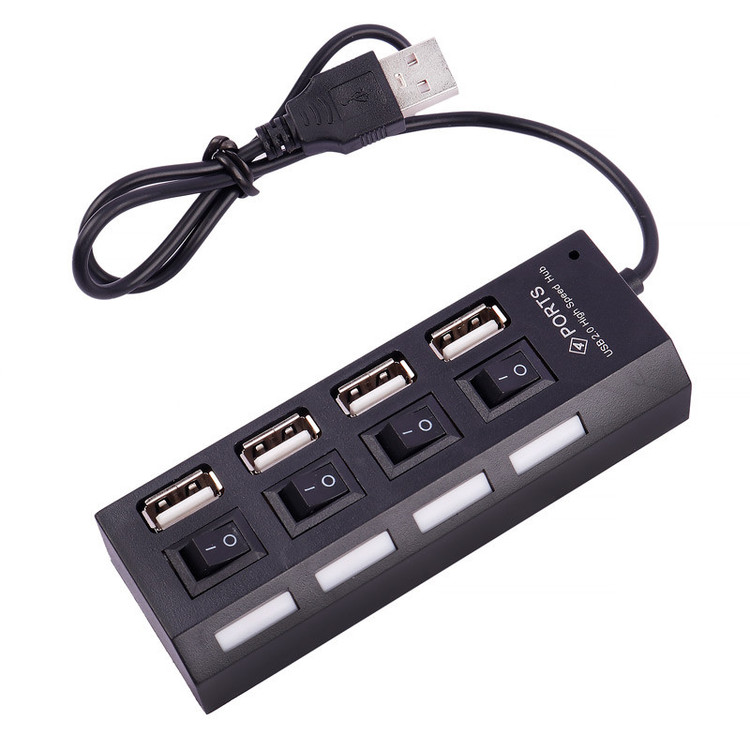 هاب 4 پورت USB 2.0 پورتز مدل HI-SPEED