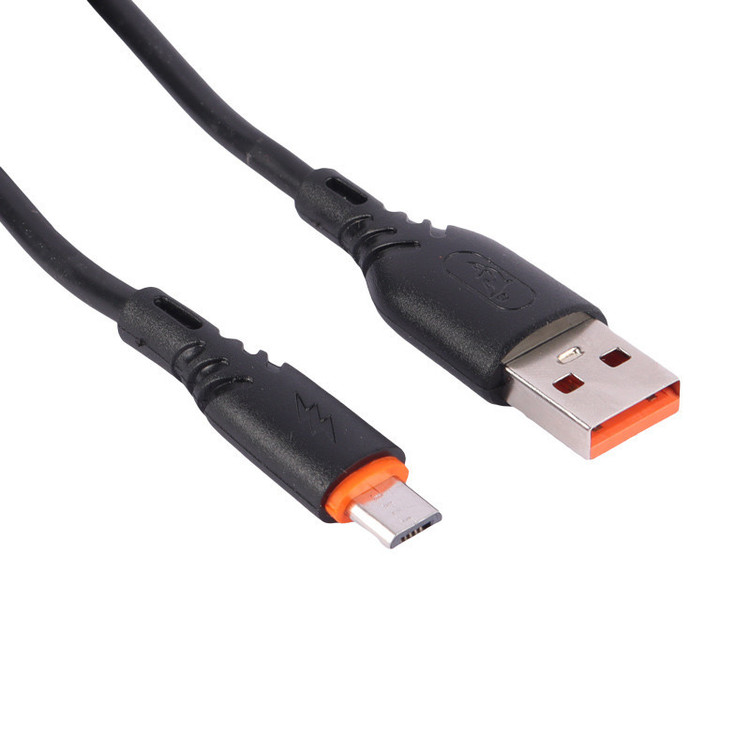 کابل میکرو یو اس بی فست شارژ 2.4 آمپر اسکای دلفین S34V طول 1 متر